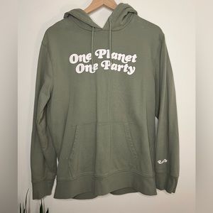 Levi’s One Planet One Party Pullover Hoodie Green Size M